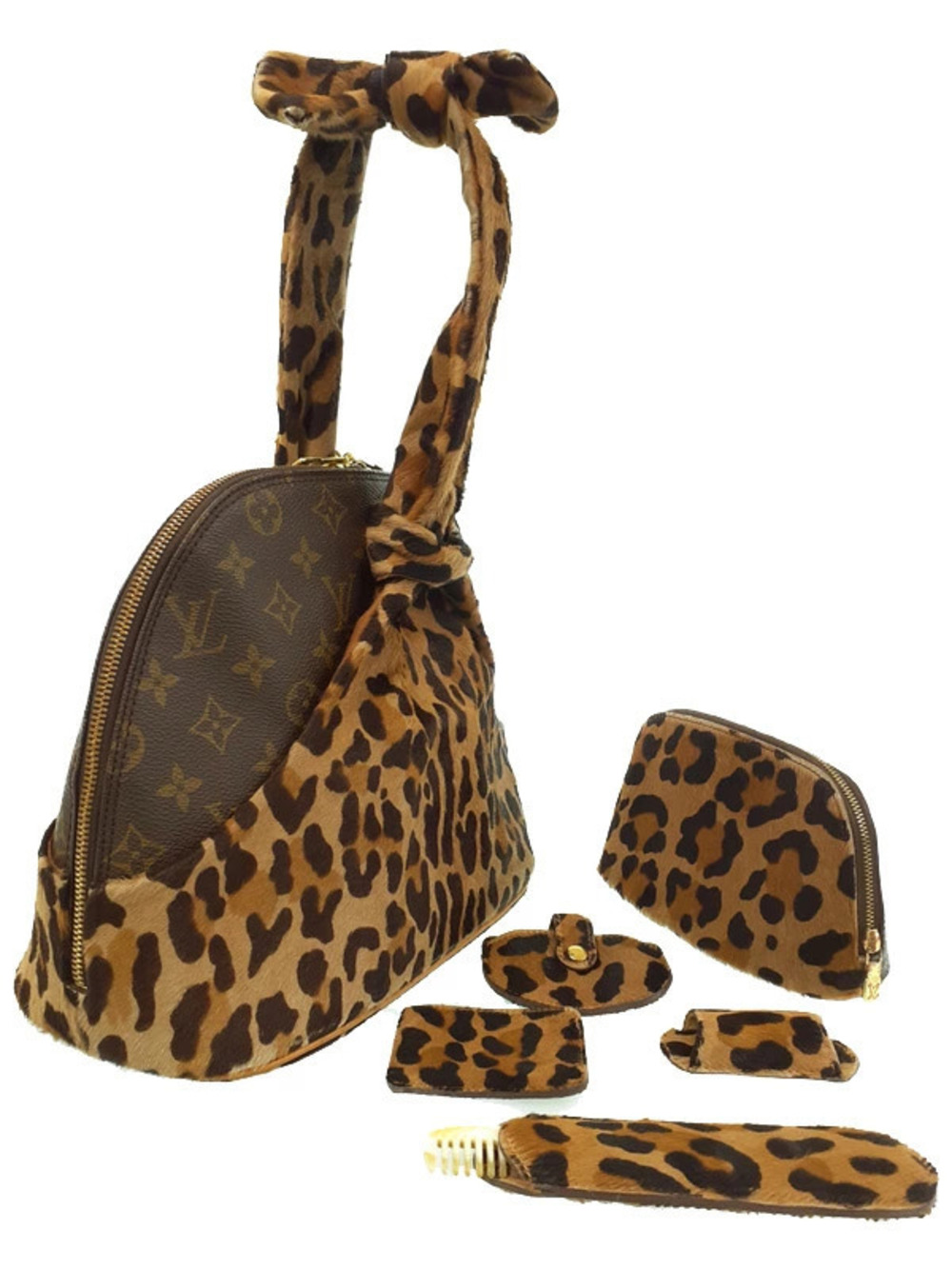 Louis Vuitton Monogram Alma Handbag Brown